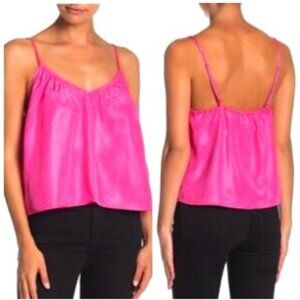 NSR Fuchsia Pink Sleeveless Blouse Crop Size XL NWOT